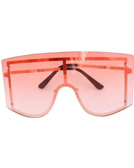 Orange Shield Shades - Bespoke Eyewear