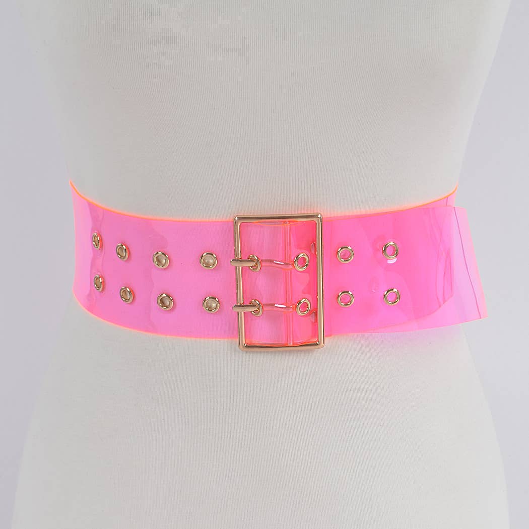 Transparent Neon Belt