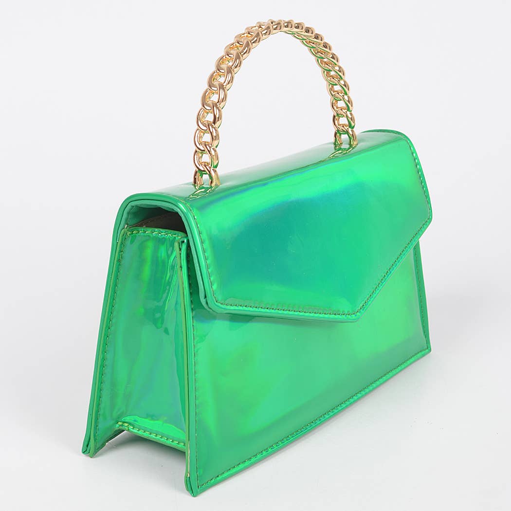 Metallic Handle Bag