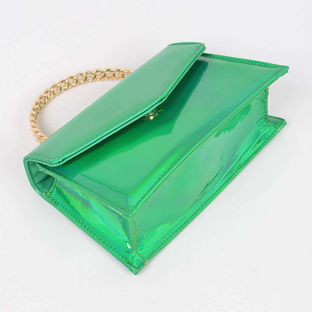 Metallic Handle Bag