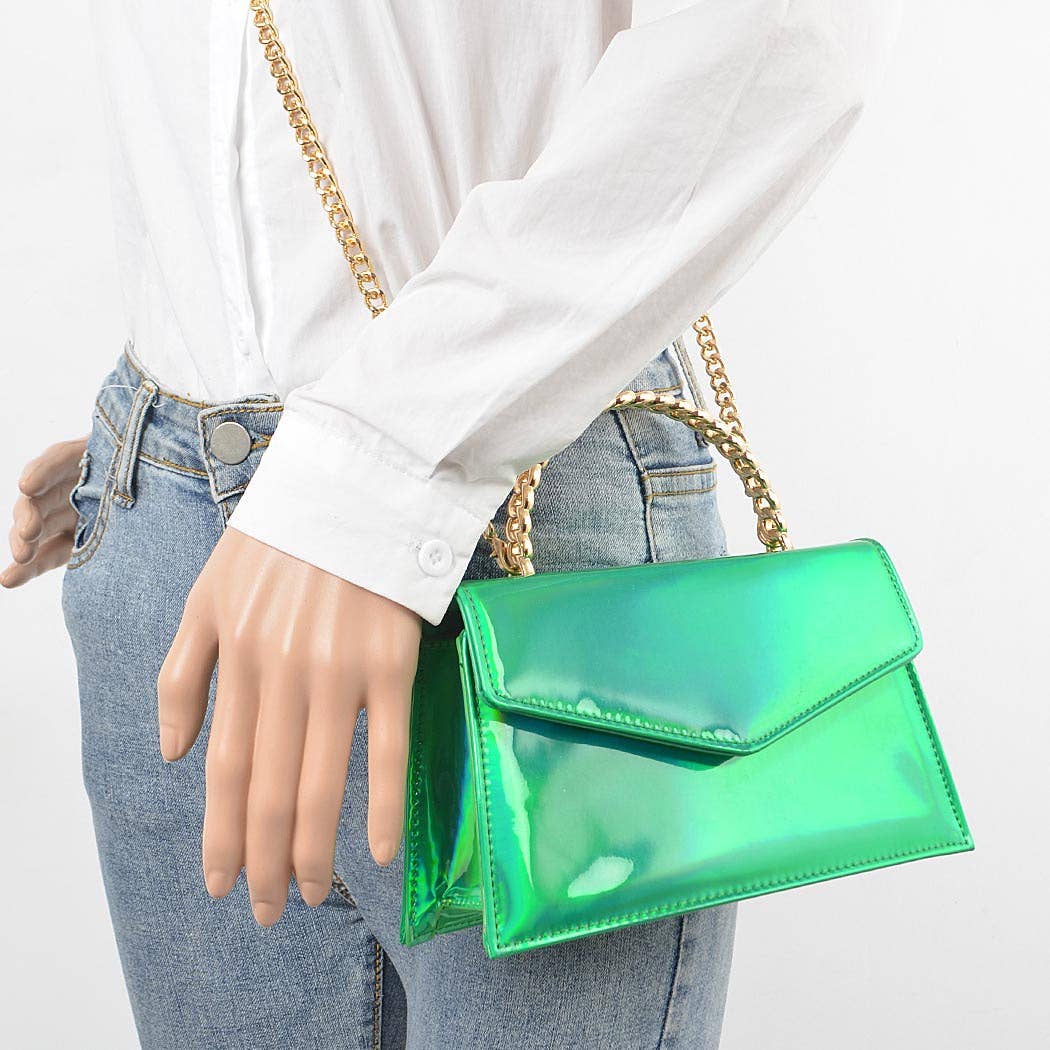 Metallic Handle Bag