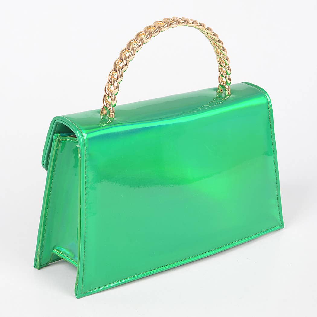 Metallic Handle Bag