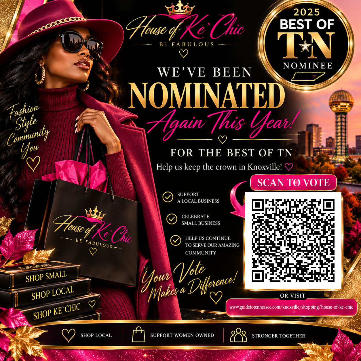 We've been nominated again!