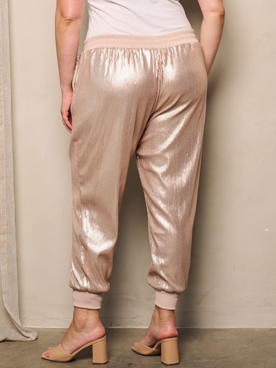 Sequin Joggers