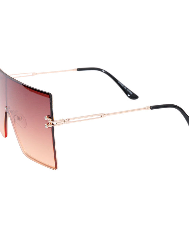 Brown Gradient Square Visors