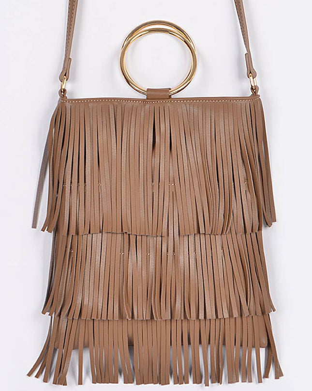 Tassel Drape Clutch