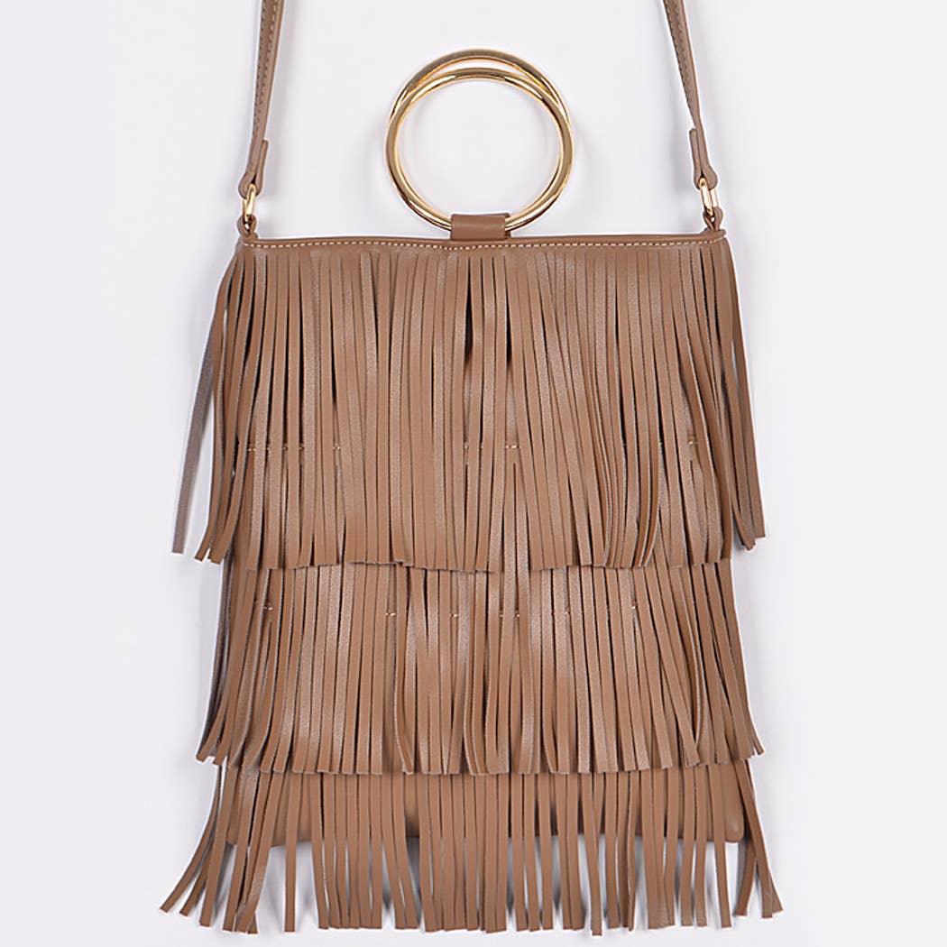 Tassel Drape Clutch