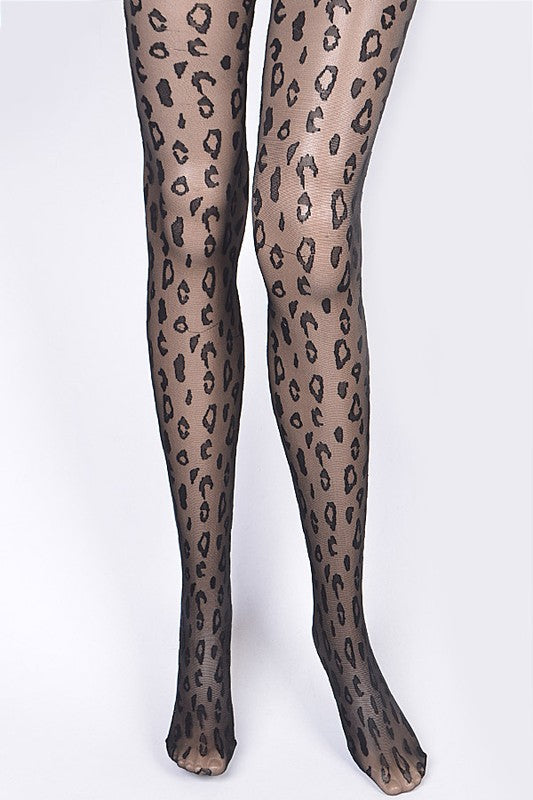 Leopard Print Fashion Stocking