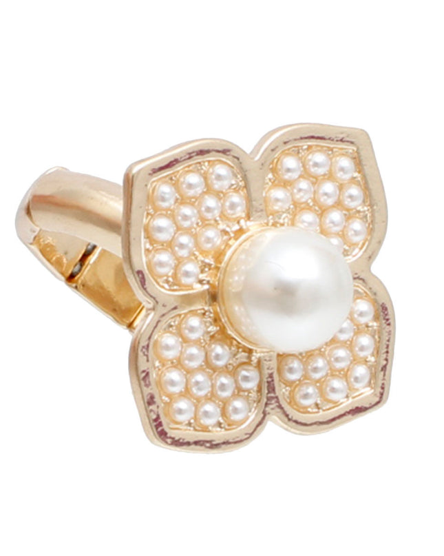 Pearl Bloom: Flower Ring