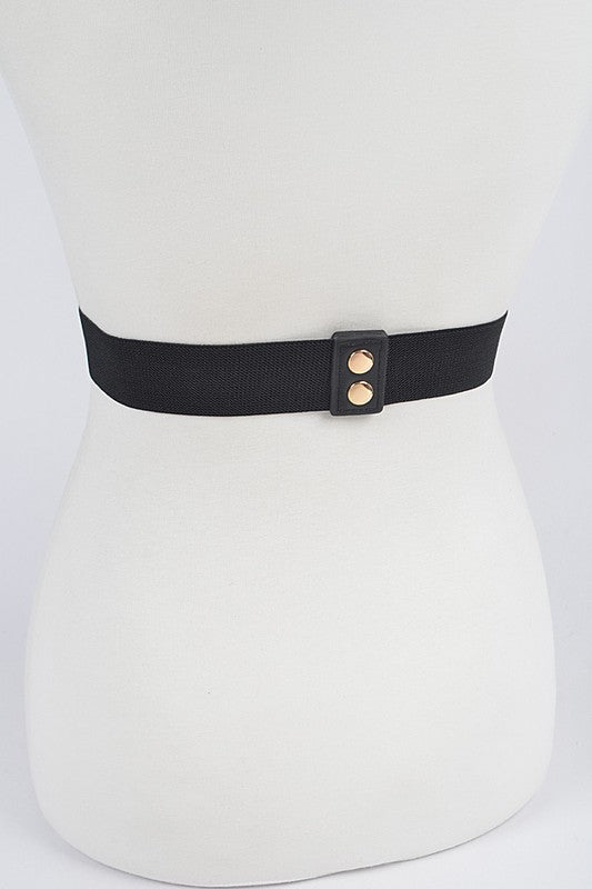 Metal Buckle Elastic Belt