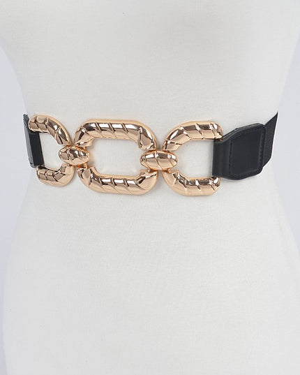 Metal Buckle Elastic Belt