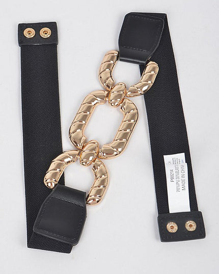 Metal Buckle Elastic Belt