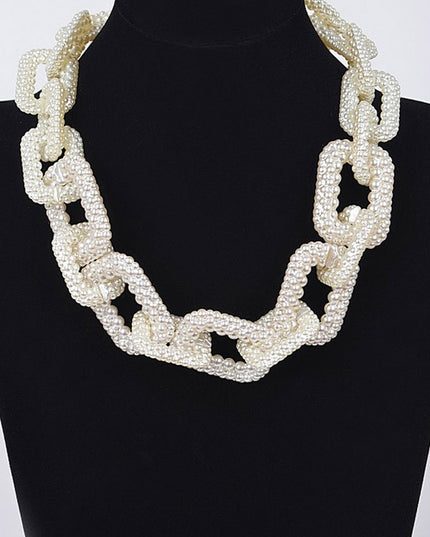 Pearl Link Chain Necklace