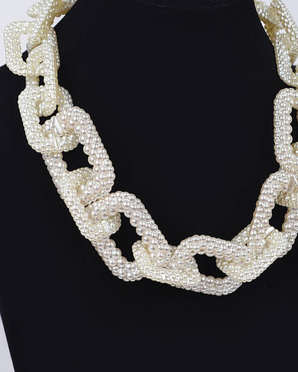 Pearl Link Chain Necklace