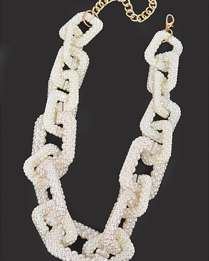 Pearl Link Chain Necklace