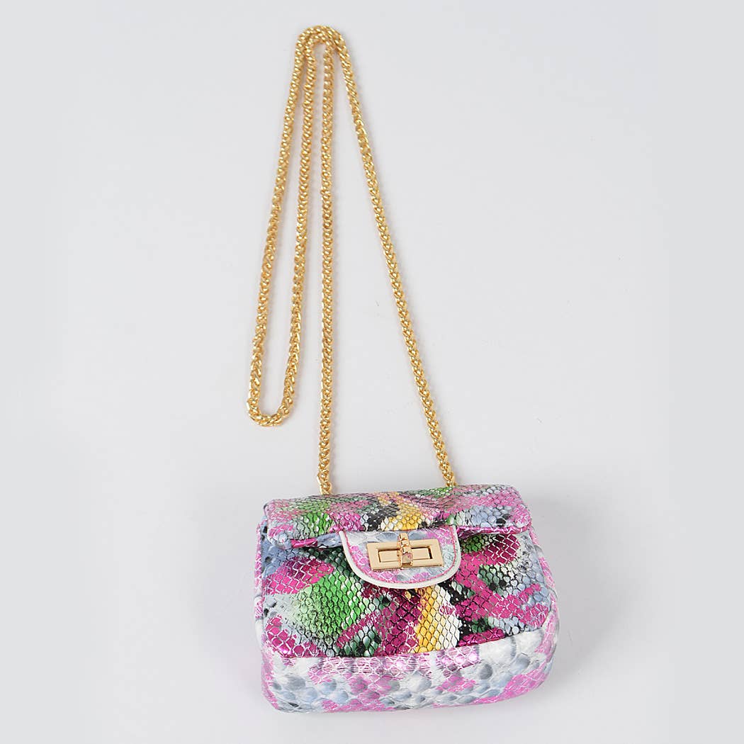 Multi Snake Mini Clutch