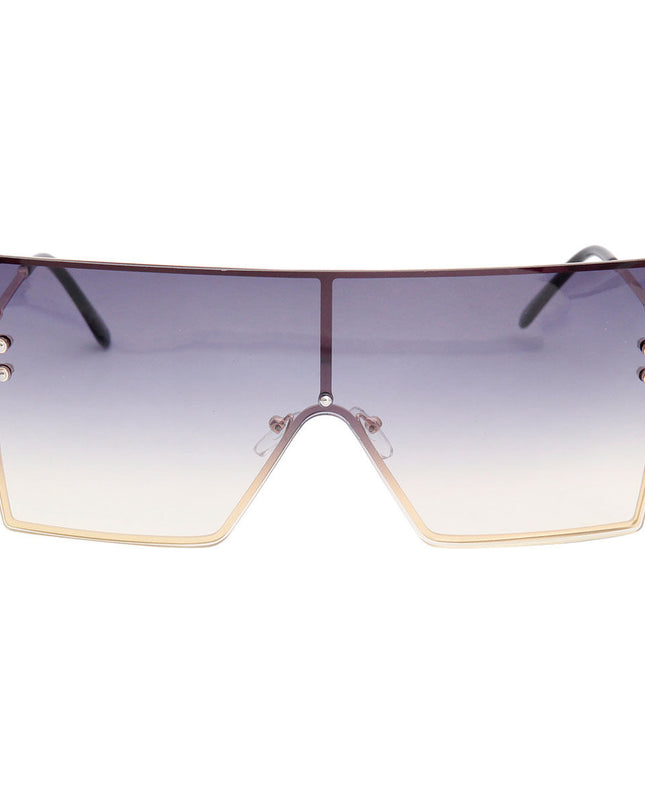 Yellow Gradient Square Visors