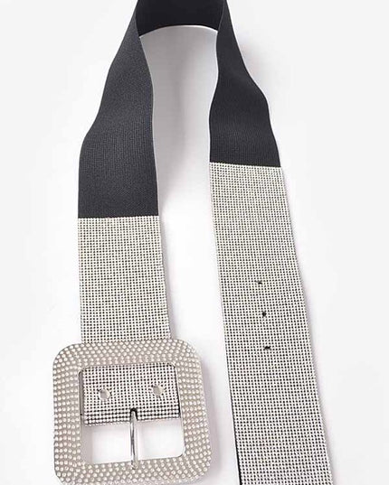 Rhinestone Elastic Belt