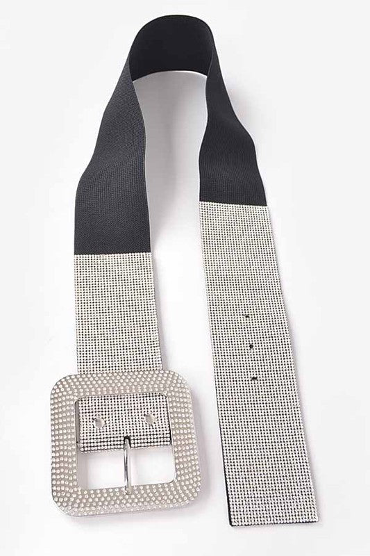 Rhinestone Elastic Belt