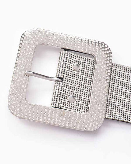 Rhinestone Elastic Belt