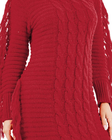 *Tassel Sweater Dress