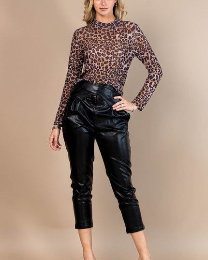 Cary Faux Leather Pants
