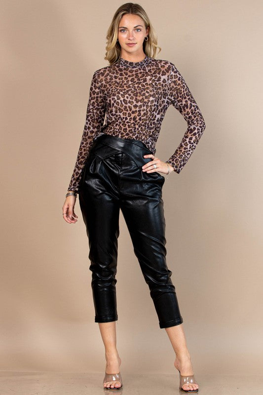 Cary Faux Leather Pants