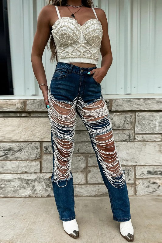 Pearls Denim