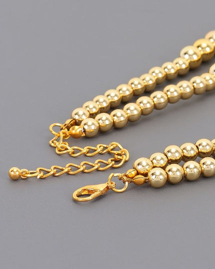 Gold CCB and Pearl Necklace