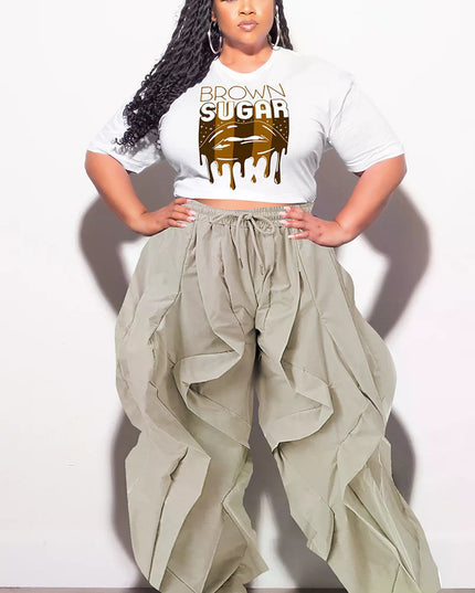*Ruffle Trim Joggers