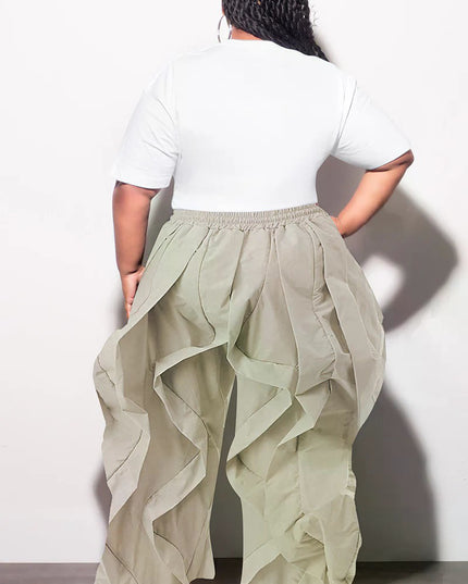 *Ruffle Trim Joggers
