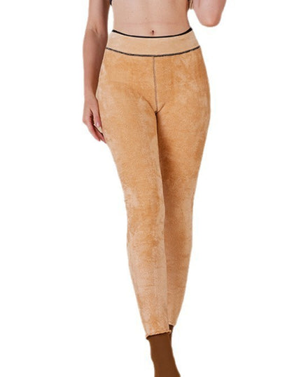 VIRAL Sheer Look Fleece Tights