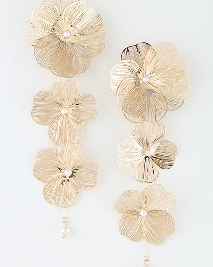 Golden Flora Earrings