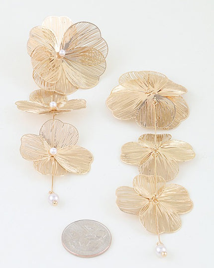 Golden Flora Earrings