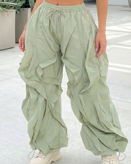 Ruffle Trim Joggers