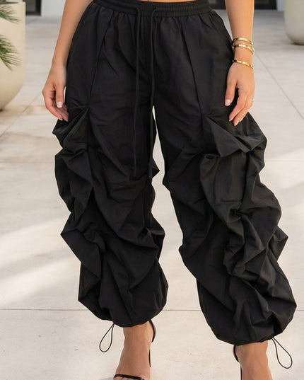 Ruffle Trim Joggers