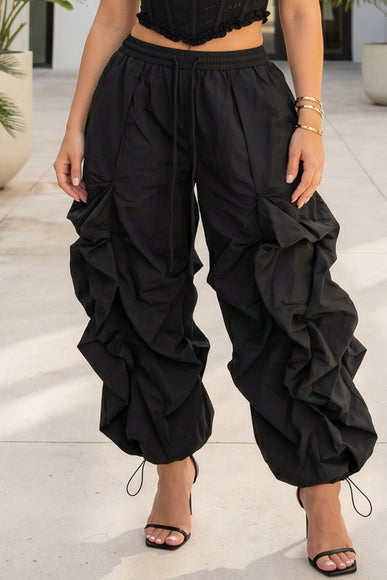 Ruffle Trim Joggers