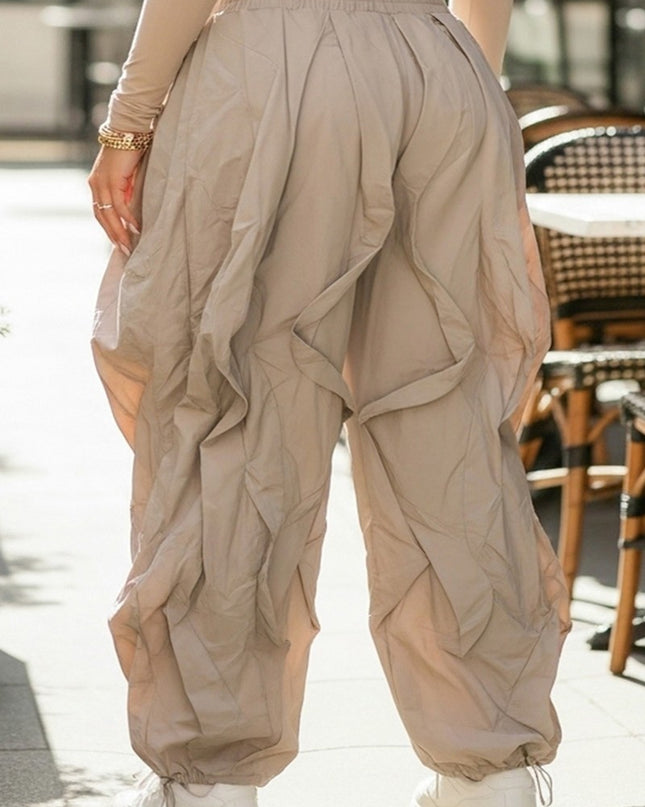 Ruffle Trim Joggers