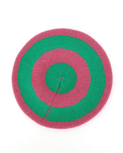 Pink & Green Beret