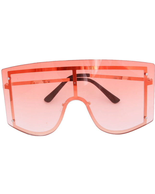 Orange Shield Shades - Bespoke Eyewear