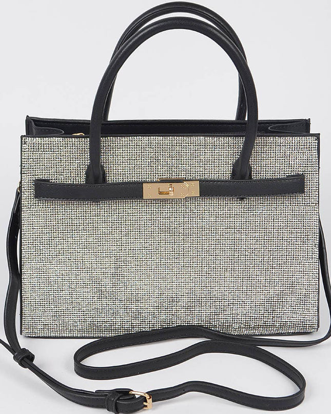 Rhinestone Satchel Bag