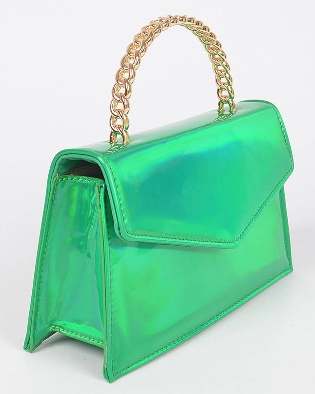 Metallic Handle Bag