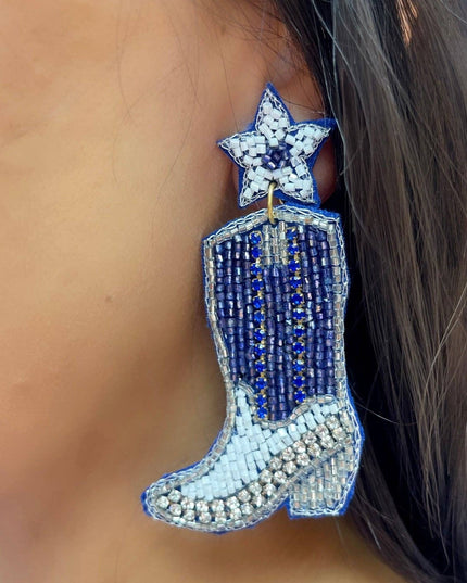 Game day Boot Earrings