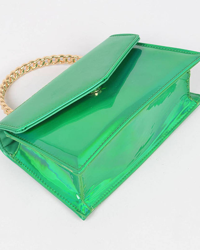 Metallic Handle Bag
