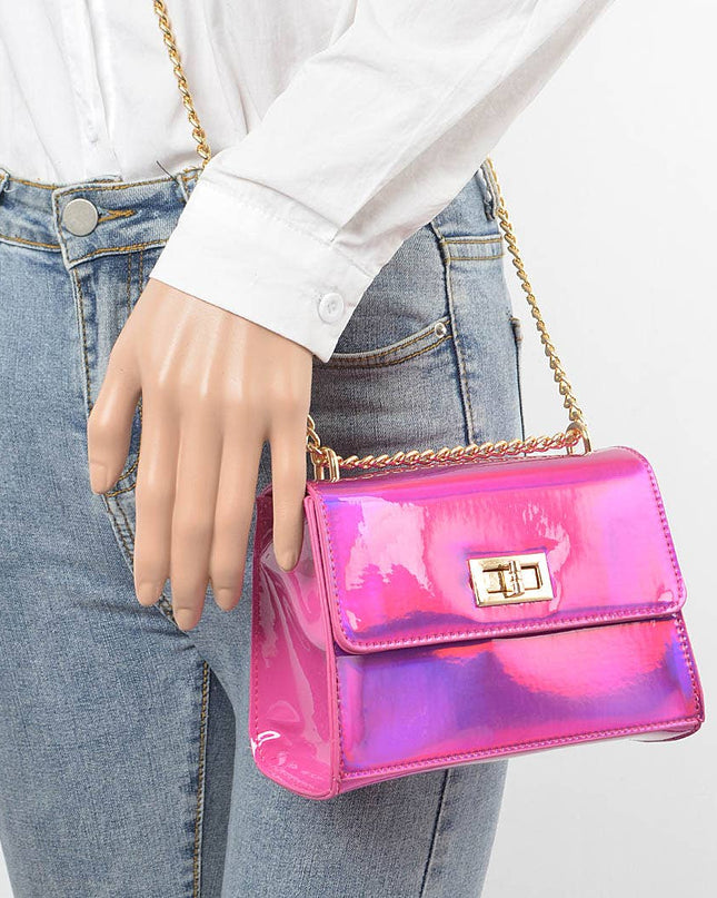 Metallic Crossbody Bag