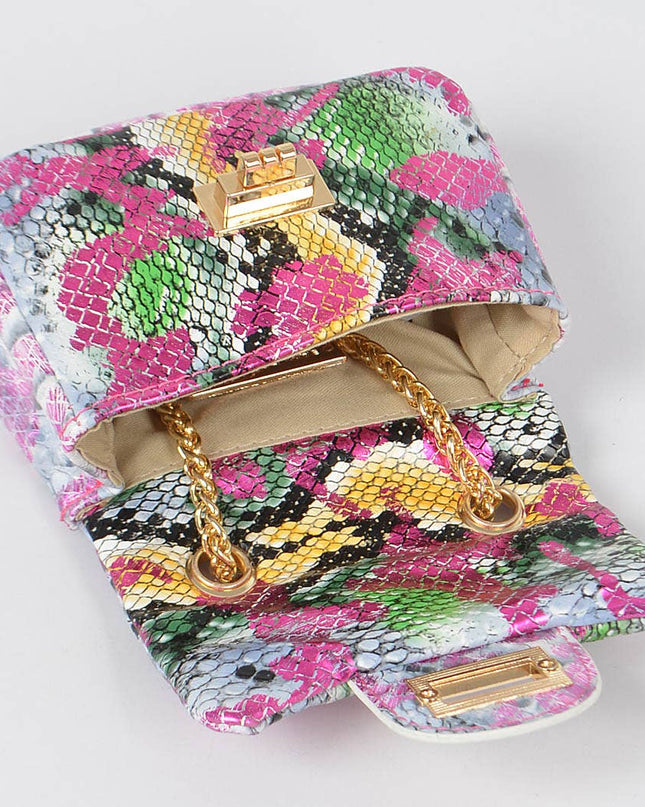 Multi Snake Mini Clutch