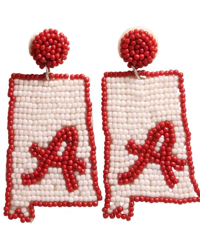 Alabama State Earrings