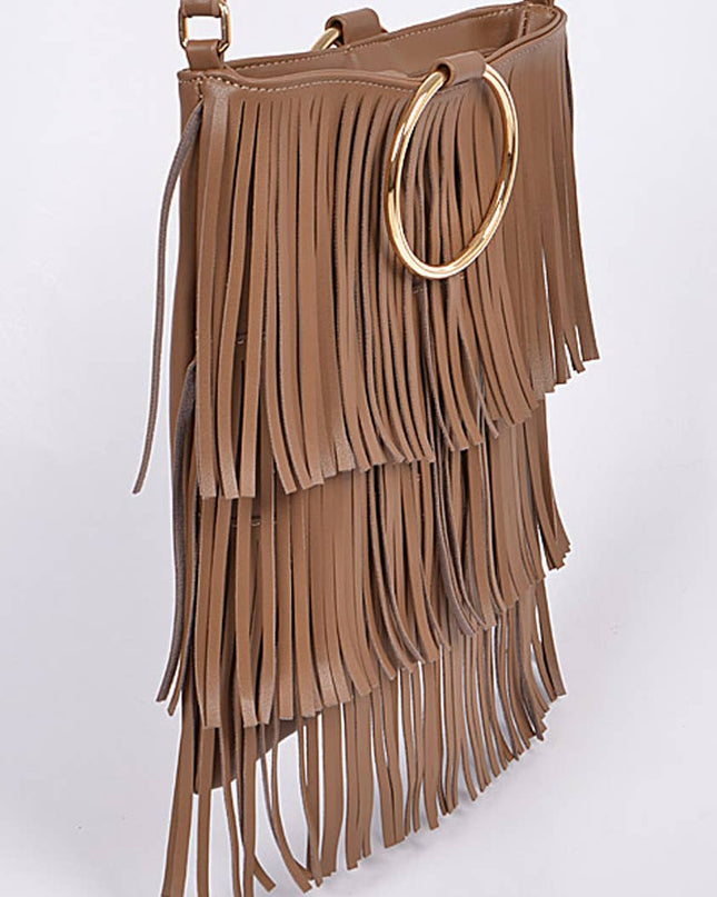 Tassel Drape Clutch