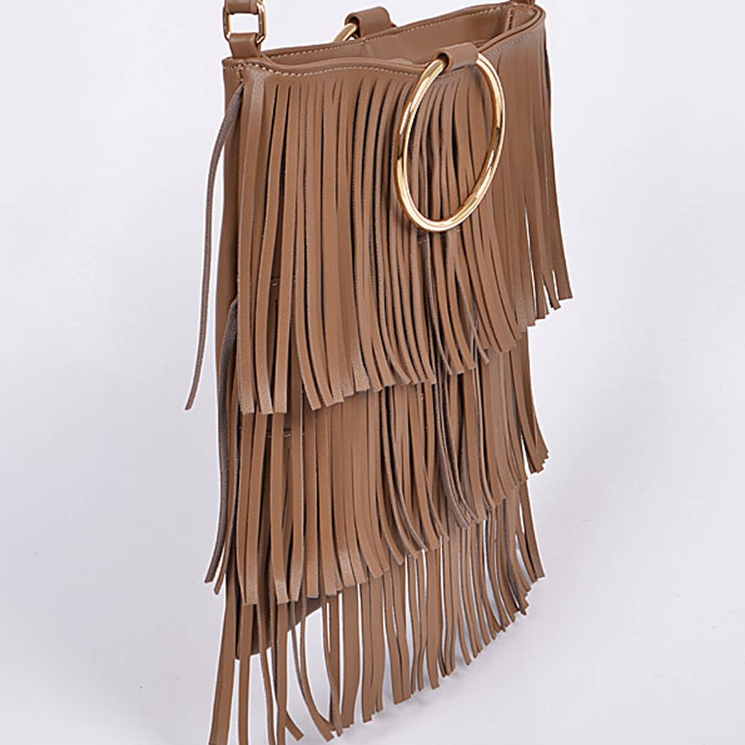 Tassel Drape Clutch