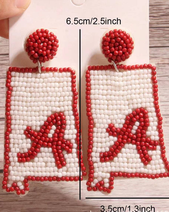 Alabama State Earrings